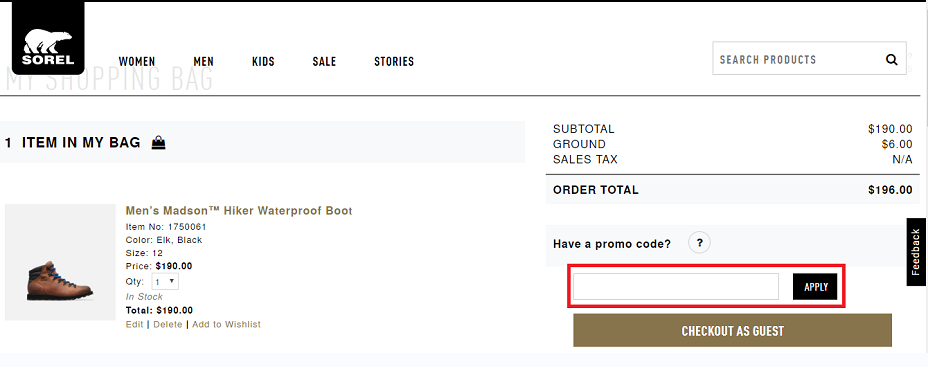 Sorel Coupons